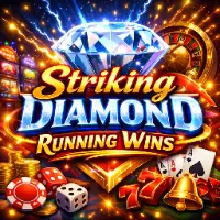 Striking Diamond: Running Wins slot game at Joe Fortune Casino for Australia players