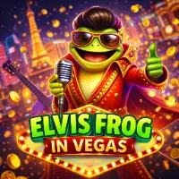 Elvis Frog in Vegas slot game at Joe Fortune Casino for Australia players